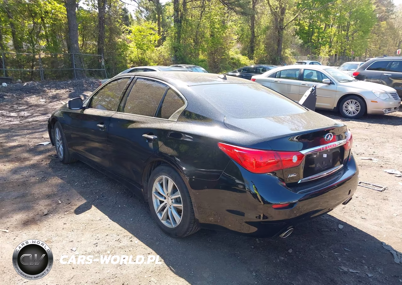 2015 Infiniti Q50 VIN:JN1BV7AR8FM411098 - 3