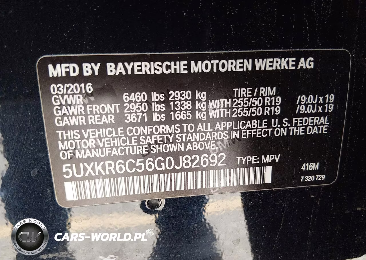 2016 BMW X5 xDrive50I VIN:5UXKR6C56G0J82692 - 9