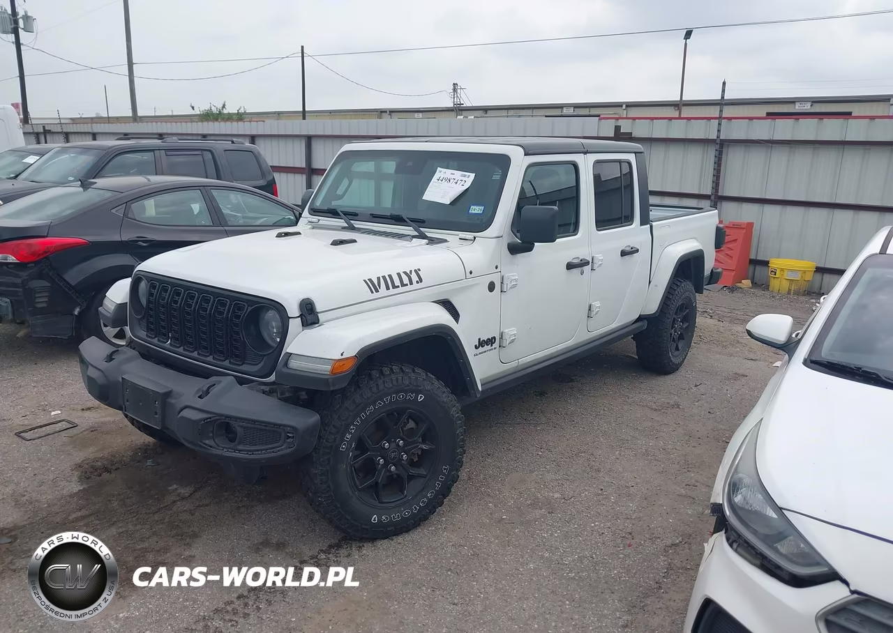 2024 Jeep Gladiator Willys VIN:1C6HJTAG2RL110046 - 2