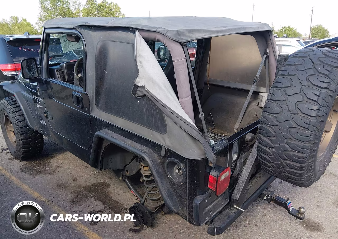 2000 Jeep Wrangler Sport VIN:1J4FA49S4YP717338 - 3