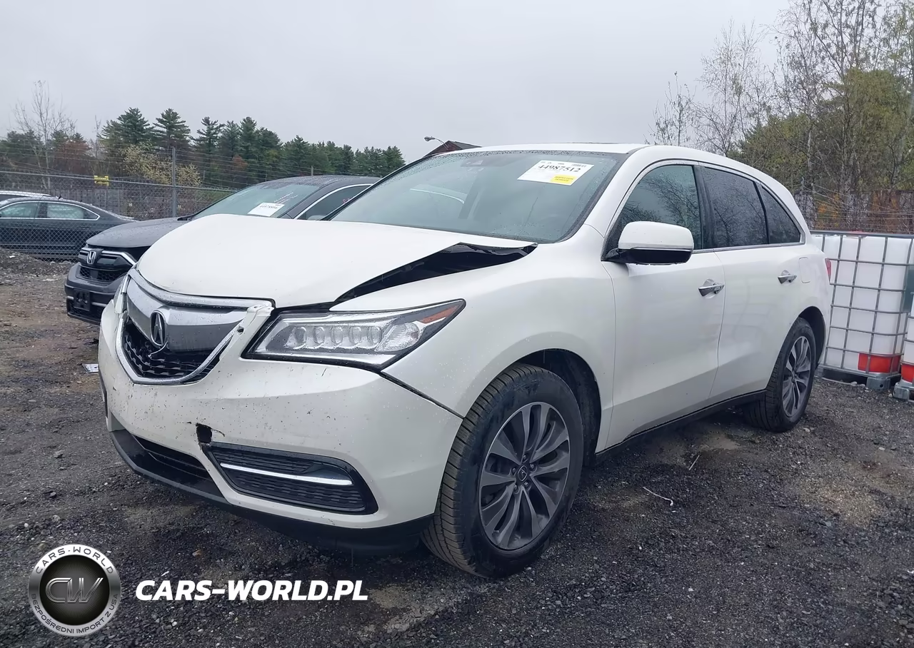 2016 Acura Mdx Technology Acurawatch Plus Packages-Technology Package VIN:5FRYD4H43GB011848 - 2