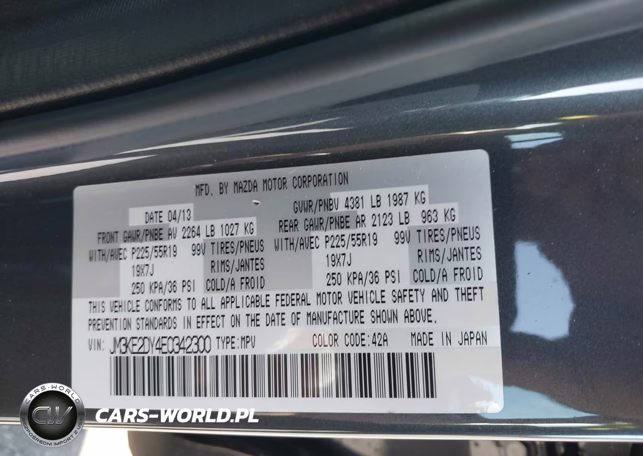 2014 Mazda Cx-5 Grand Touring VIN:JM3KE2DY4E0342300 - 9