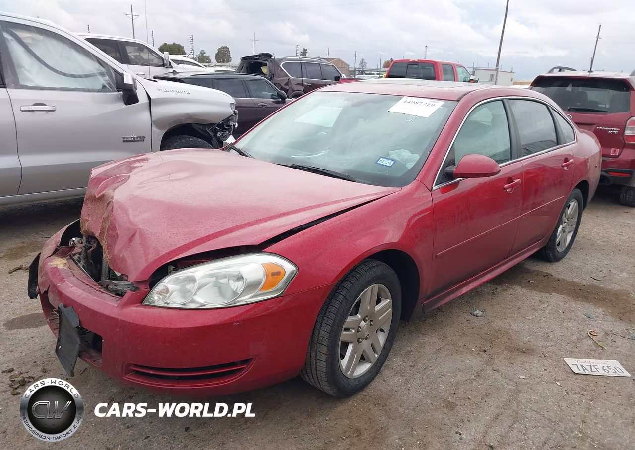 2013 Chevrolet Impala Lt VIN:2G1WG5E38D1265001 - 2
