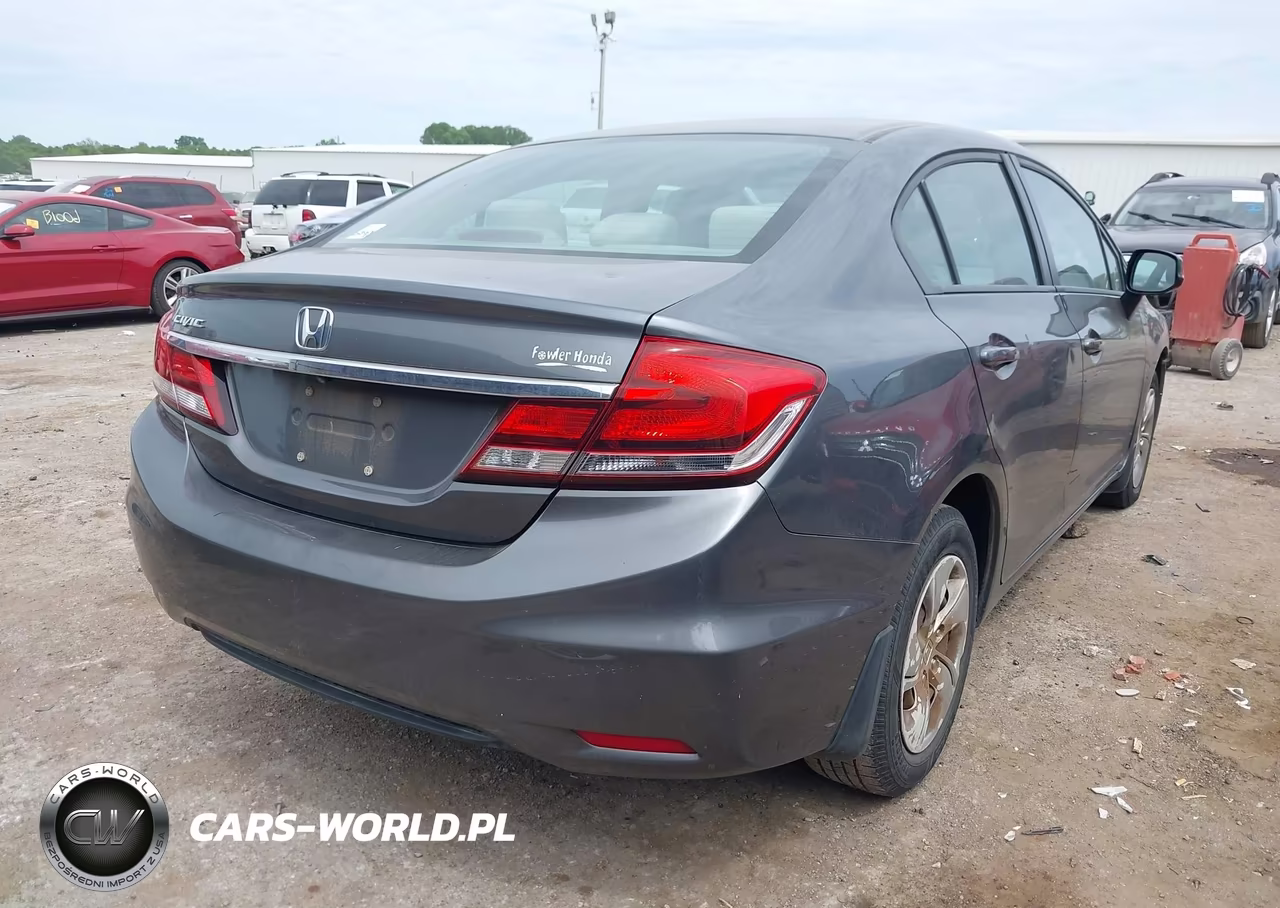 2013 Honda Civic Lx VIN:19XFB2F54DE041991 - 4