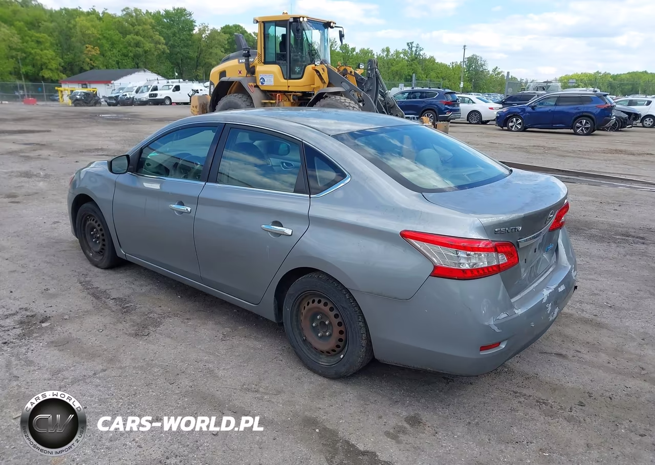 2013 Nissan Sentra Sv VIN:3N1AB7AP9DL735770 - 3