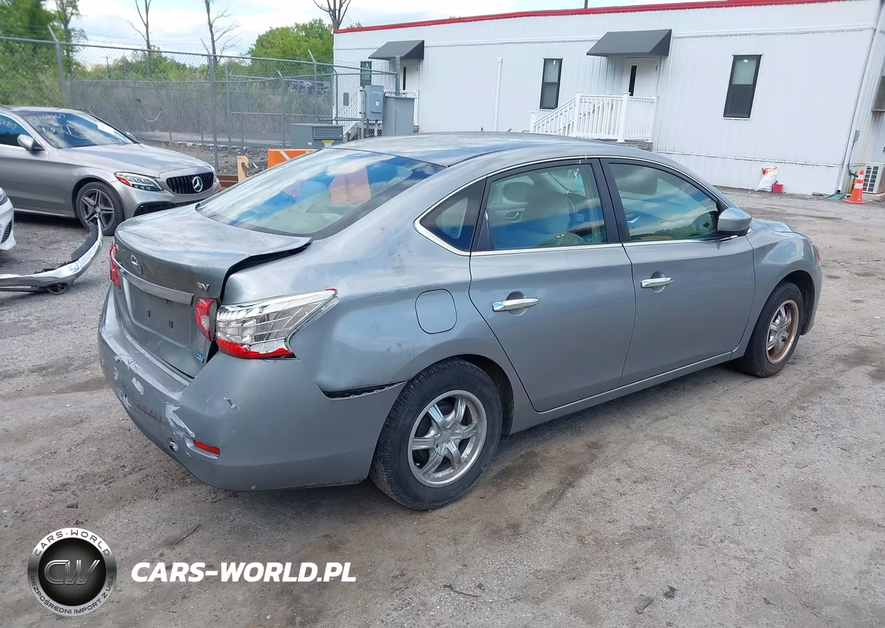 2013 Nissan Sentra Sv VIN:3N1AB7AP9DL735770 - 4