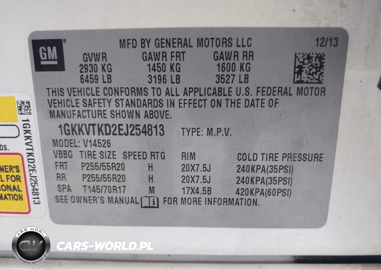 2014 GMC Acadia Denali VIN:1GKKVTKD2EJ254813 - 9