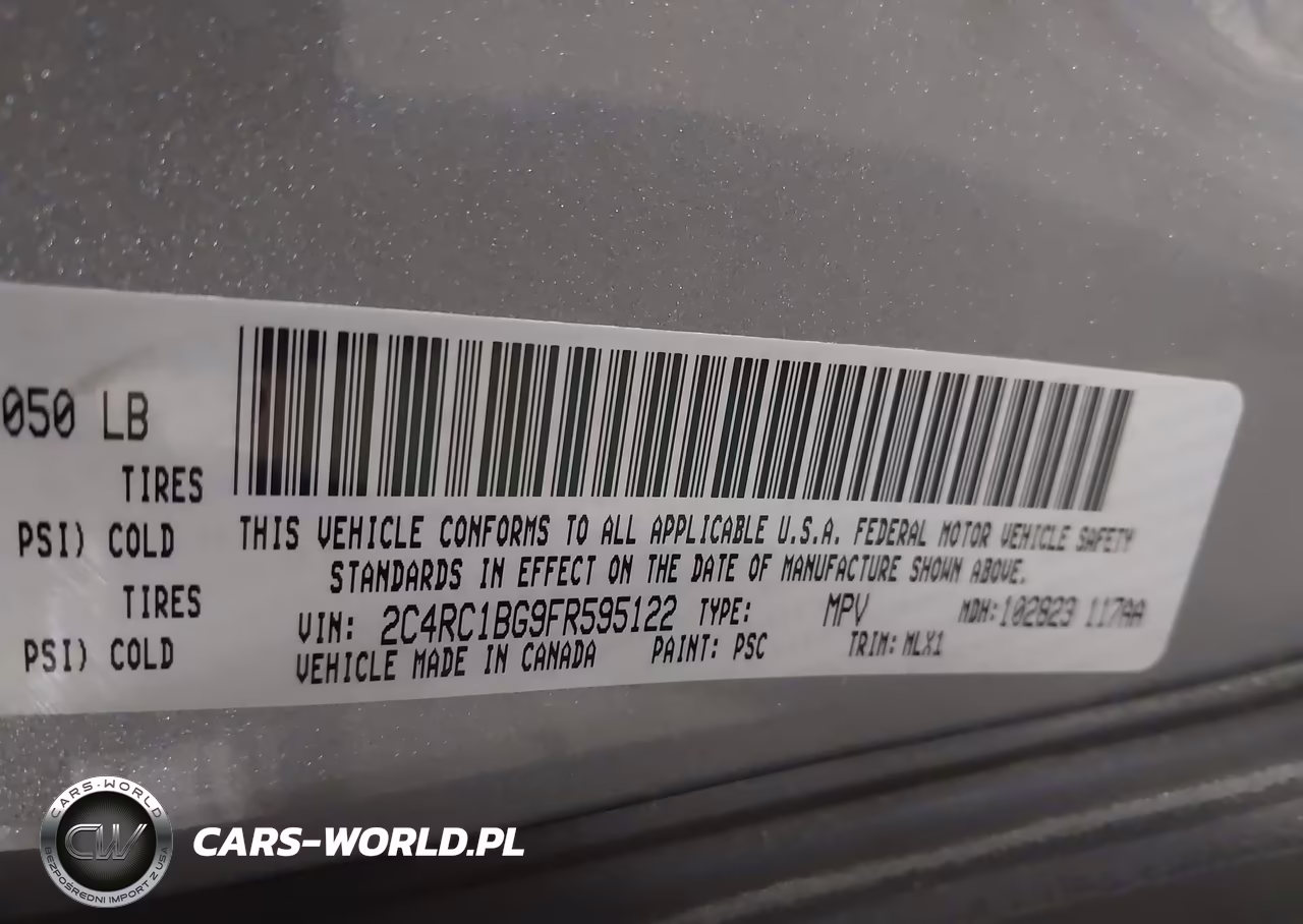 2015 Chrysler Town & Country Touring VIN:2C4RC1BG9FR595122 - 9