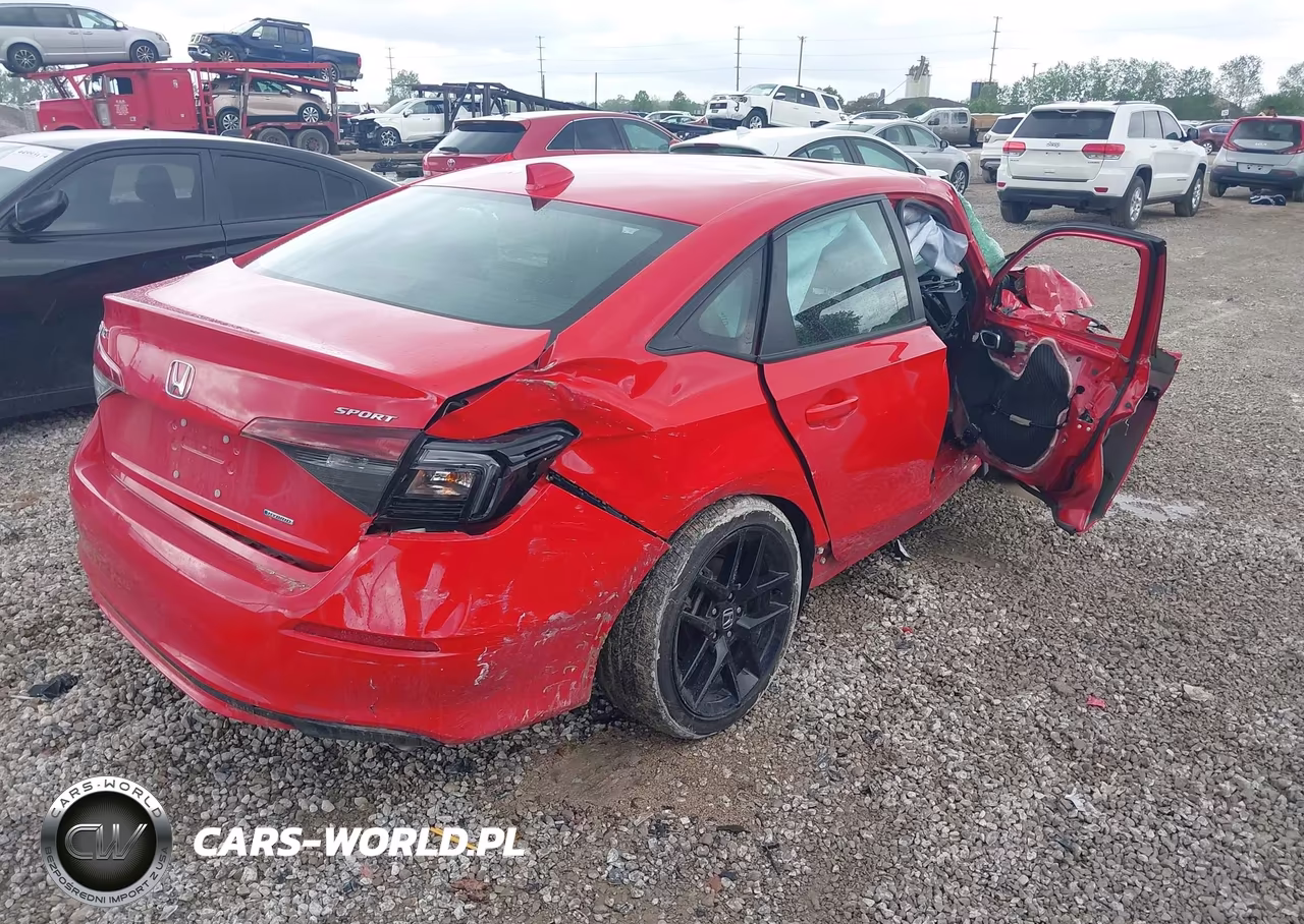 2025 Honda Civic Hybrid Sport-Sport Touring VIN:2HGFE4F80SH309791 - 4