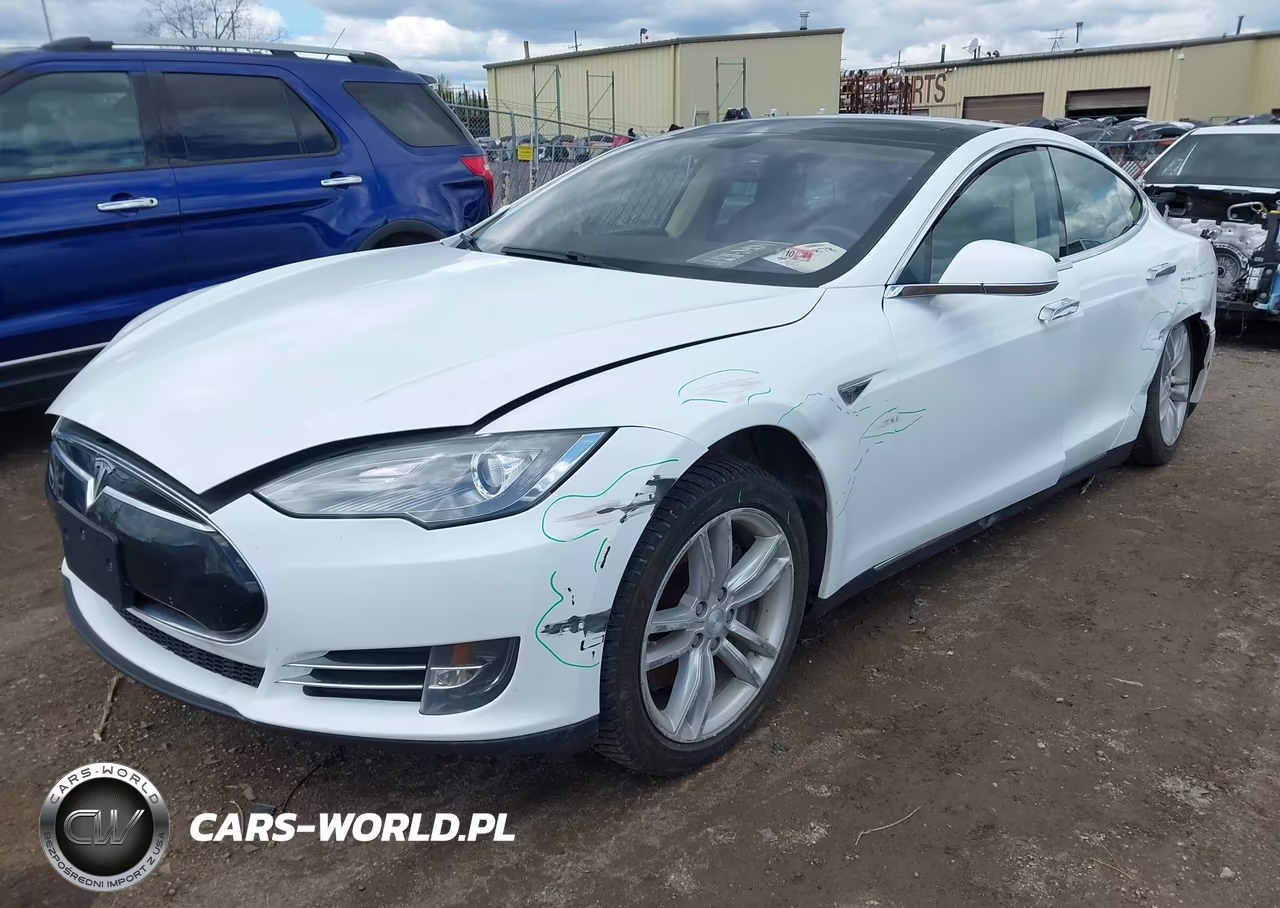 2014 Tesla Model S P85 VIN:5YJSA1H15EFP49393 - 2