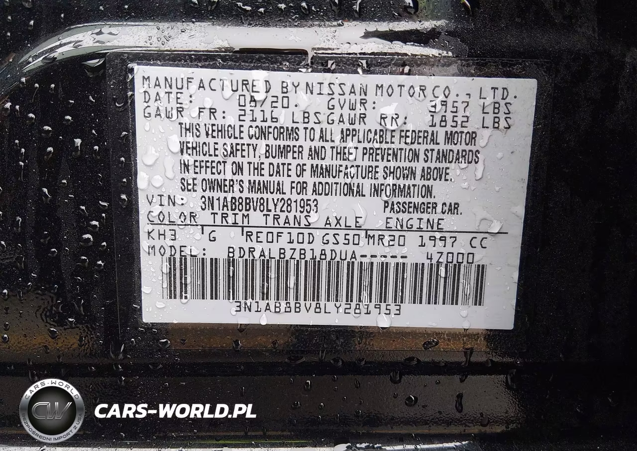 2020 Nissan Sentra S Xtronic Cvt VIN:3N1AB8BV8LY281953 - 9