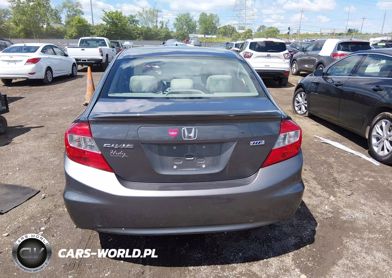2012 Honda Civic Hf VIN:2HGFB2F62CH519614 - 16