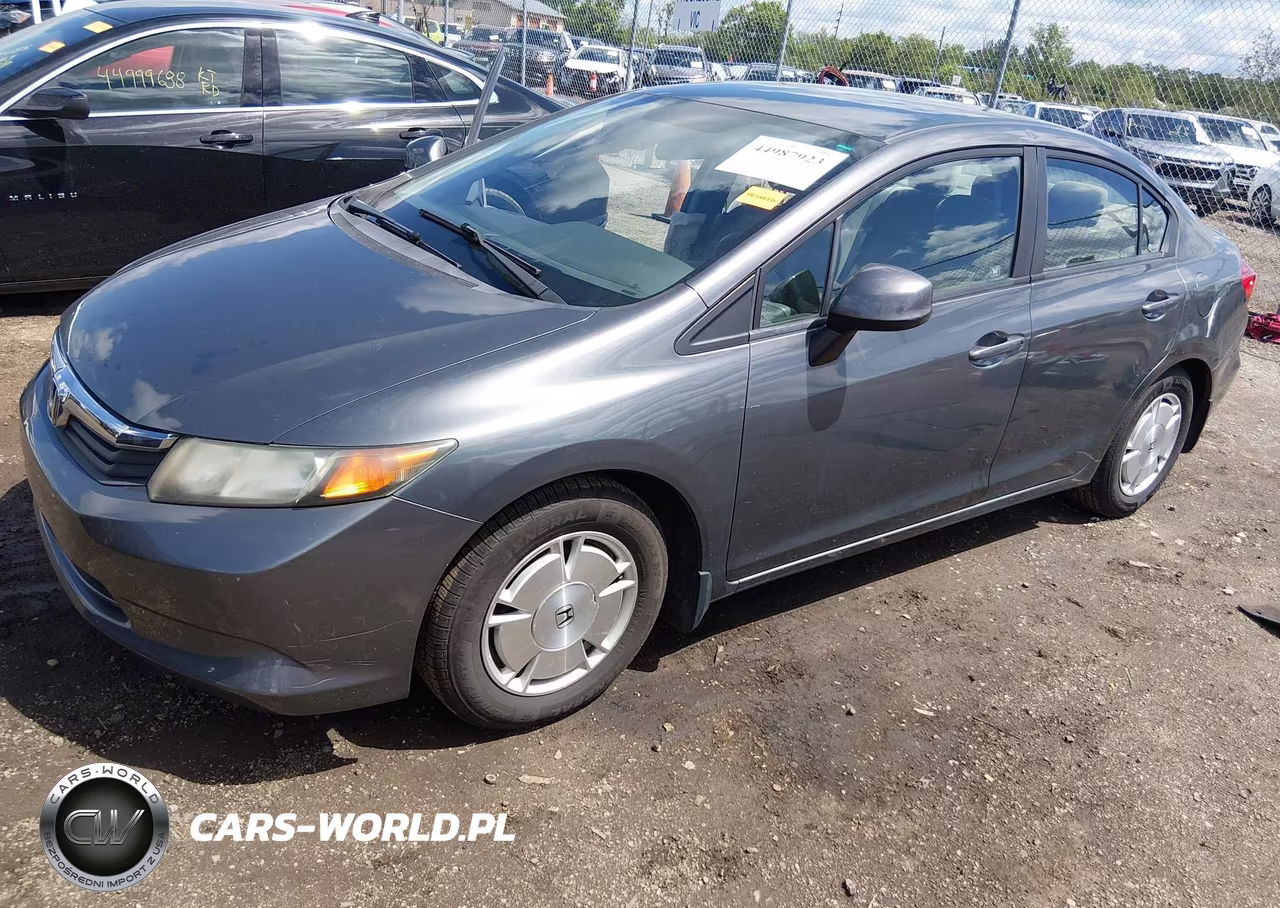 2012 Honda Civic Hf VIN:2HGFB2F62CH519614 - 2