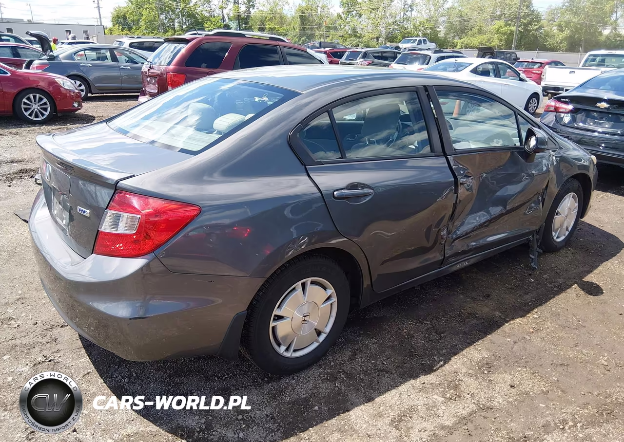 2012 Honda Civic Hf VIN:2HGFB2F62CH519614 - 4
