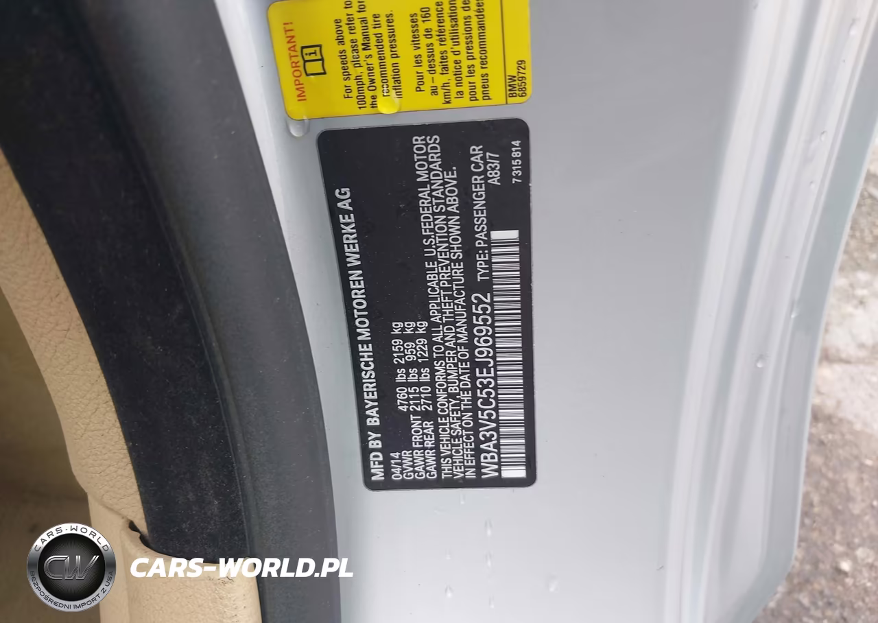 2014 BMW 428I VIN:WBA3V5C53EJ969552 - 9