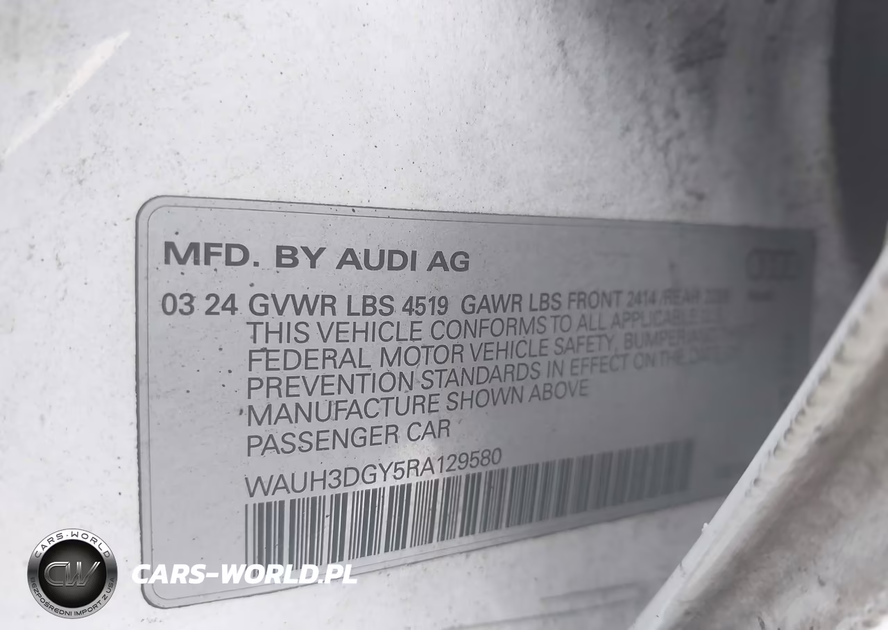 2024 Audi S3 Premium Plus Tfsi Quattro S Tronic VIN:WAUH3DGY5RA129580 - 9