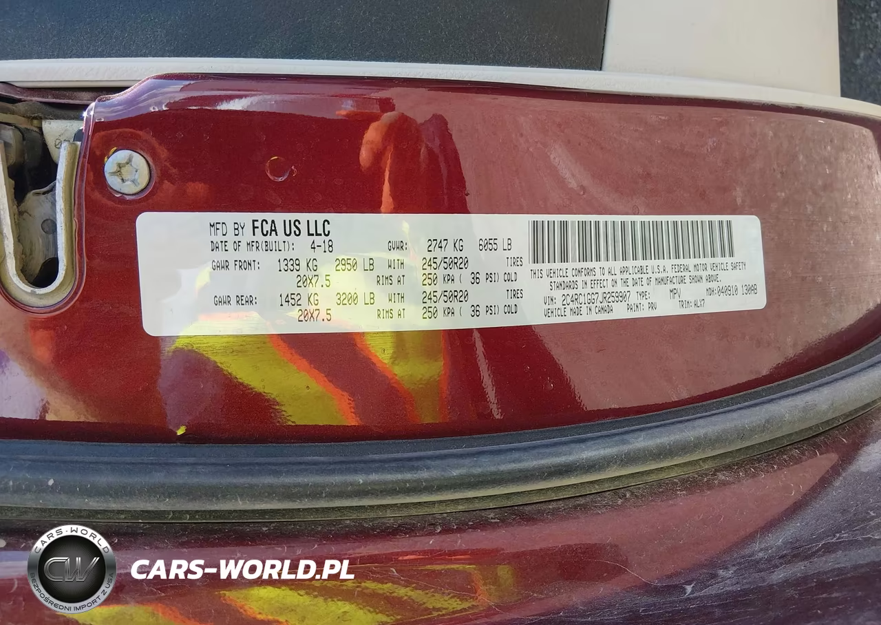 2018 Chrysler Pacifica Limited VIN:2C4RC1GG7JR259907 - 9