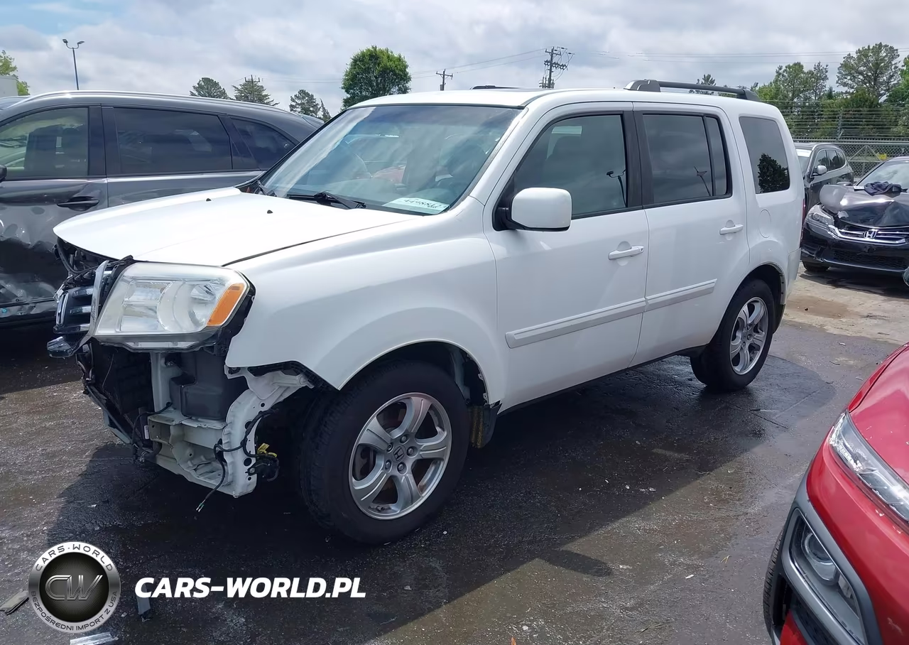 2012 Honda Pilot Ex-L VIN:5FNYF3H67CB012924 - 2