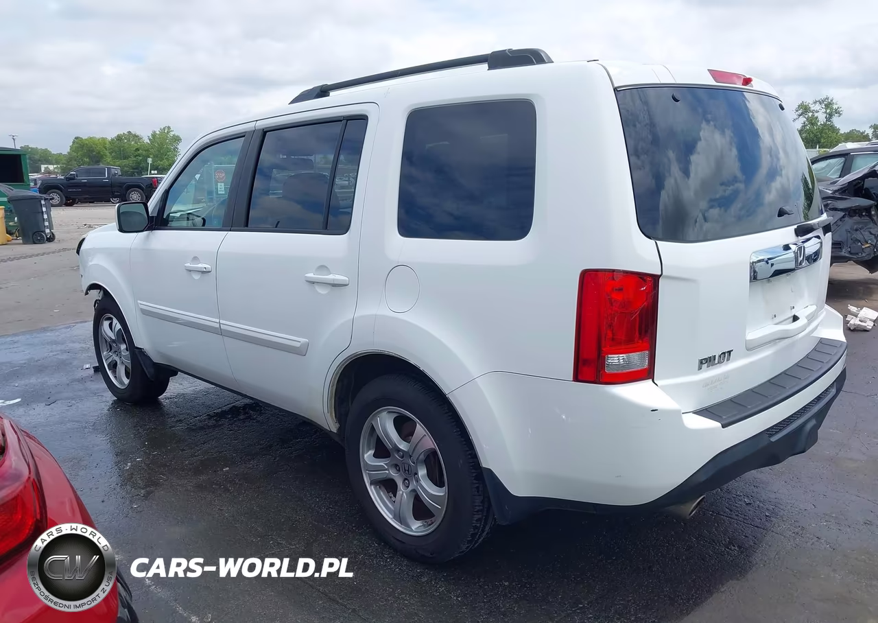 2012 Honda Pilot Ex-L VIN:5FNYF3H67CB012924 - 3