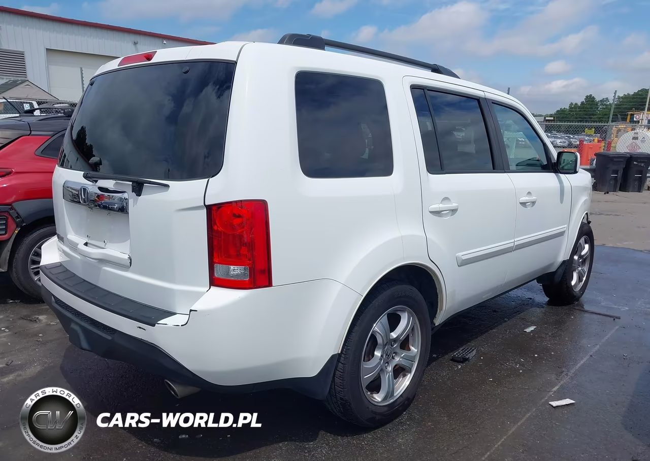 2012 Honda Pilot Ex-L VIN:5FNYF3H67CB012924 - 4