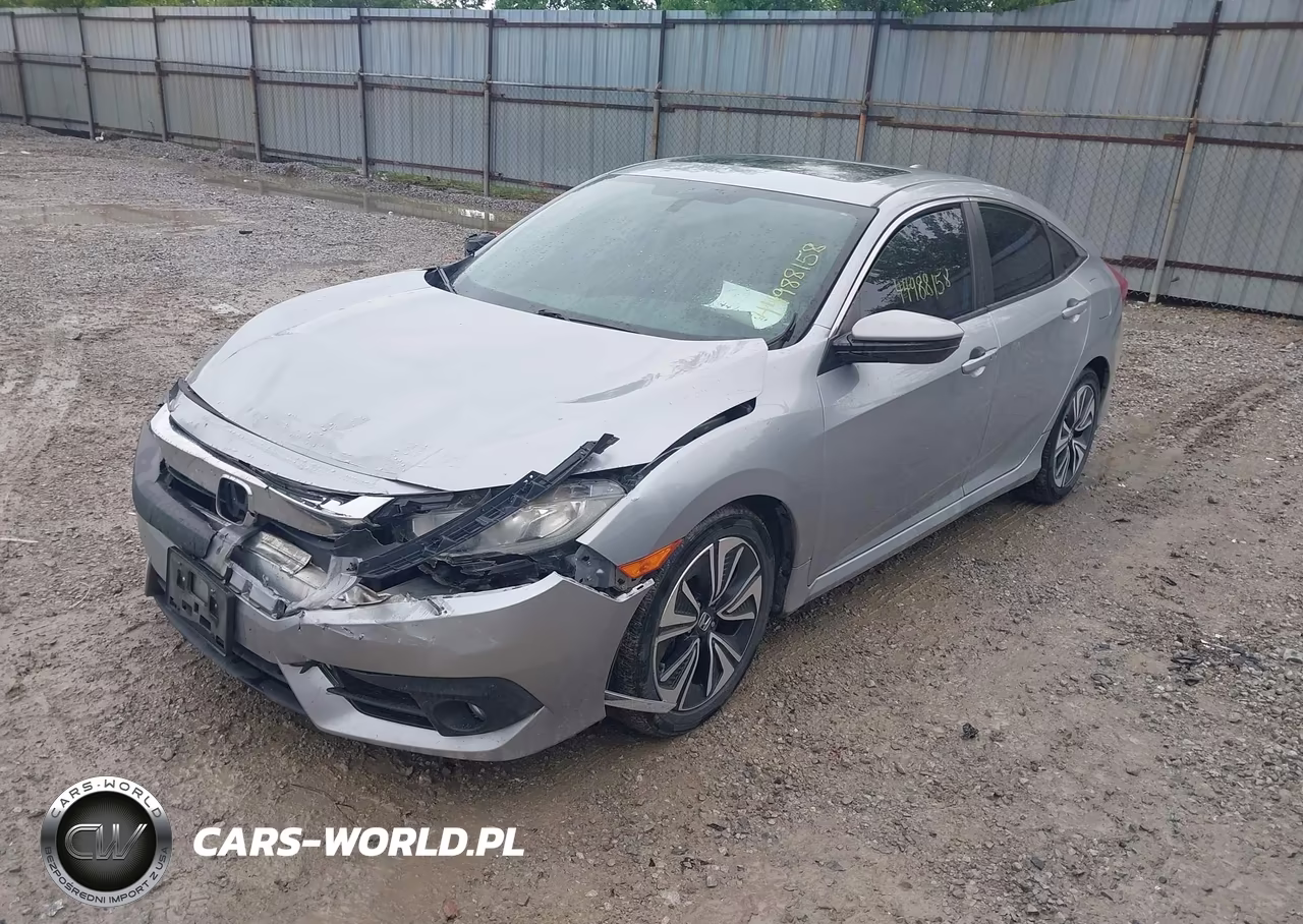 2017 Honda Civic Ex-T VIN:19XFC1F33HE001610 - 2