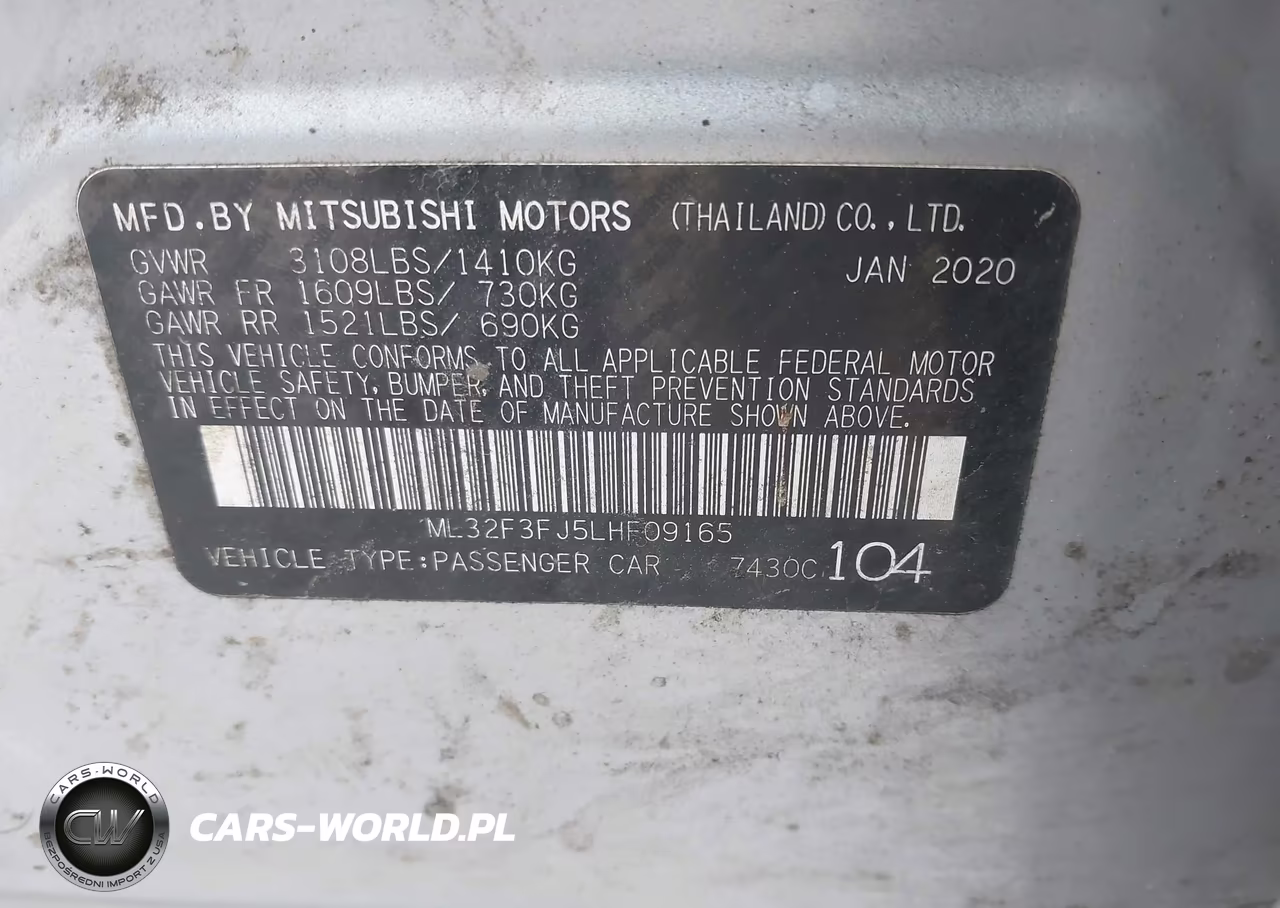 2020 Mitsubishi Mirage G4 Es VIN:ML32F3FJ5LHF09165 - 9