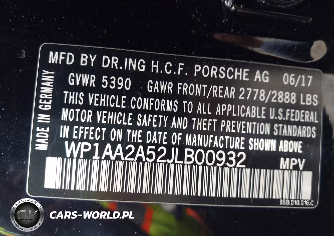 2018 Porsche Macan VIN:WP1AA2A52JLB00932 - 9