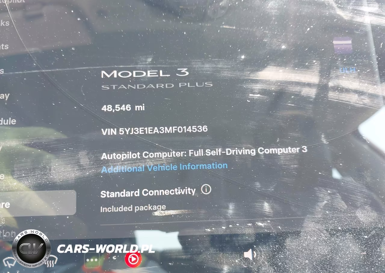 2021 Tesla Model 3 Standard Range Plus Rear-Wheel Drive VIN:5YJ3E1EA3MF014536 - 7