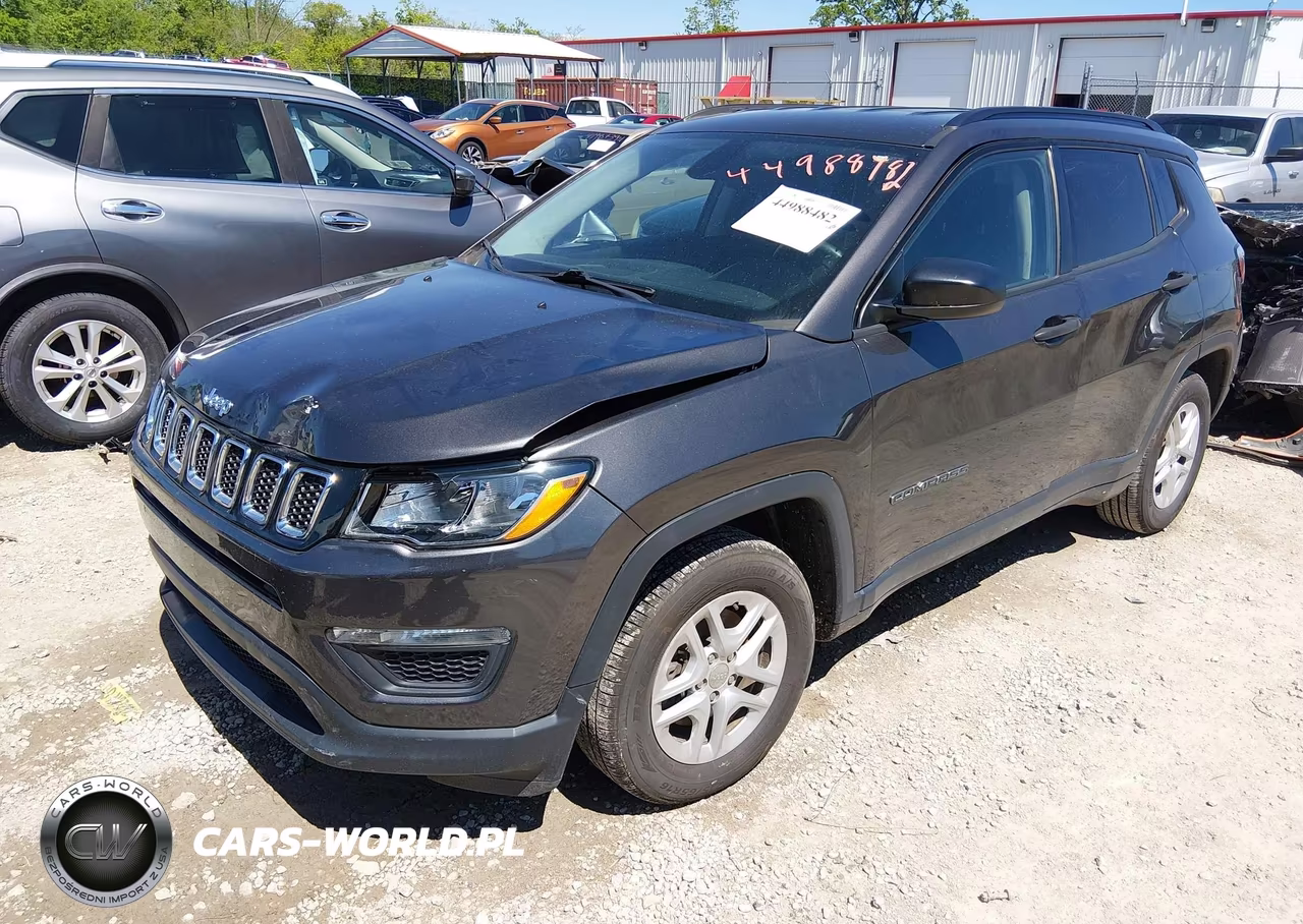 2018 Jeep Compass Sport Fwd VIN:3C4NJCAB0JT335249 - 2