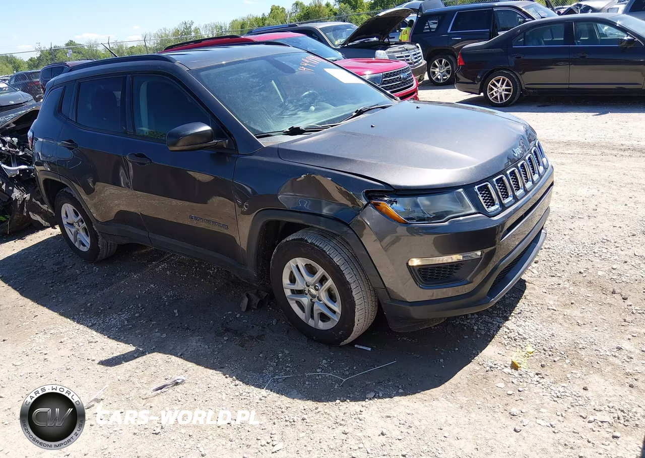 2018 Jeep Compass Sport Fwd VIN:3C4NJCAB0JT335249 - 3