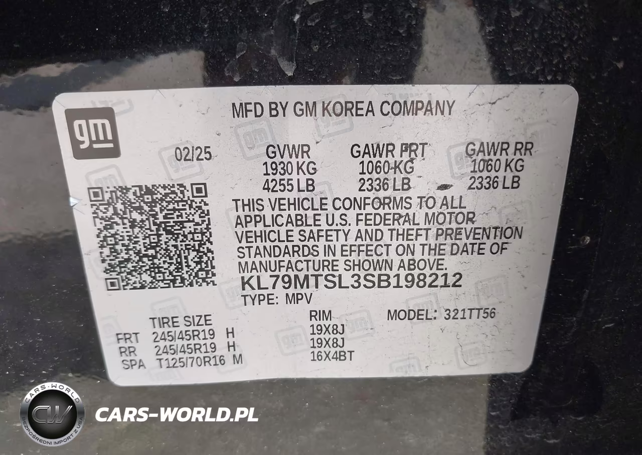 2025 Chevrolet Trailblazer Fwd Rs VIN:KL79MTSL3SB198212 - 9