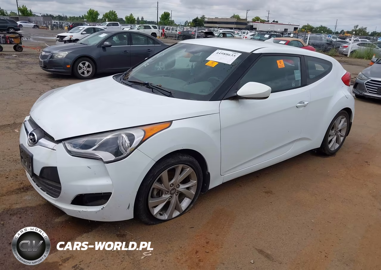2016 Hyundai Veloster VIN:KMHTC6AD6GU256652 - 2