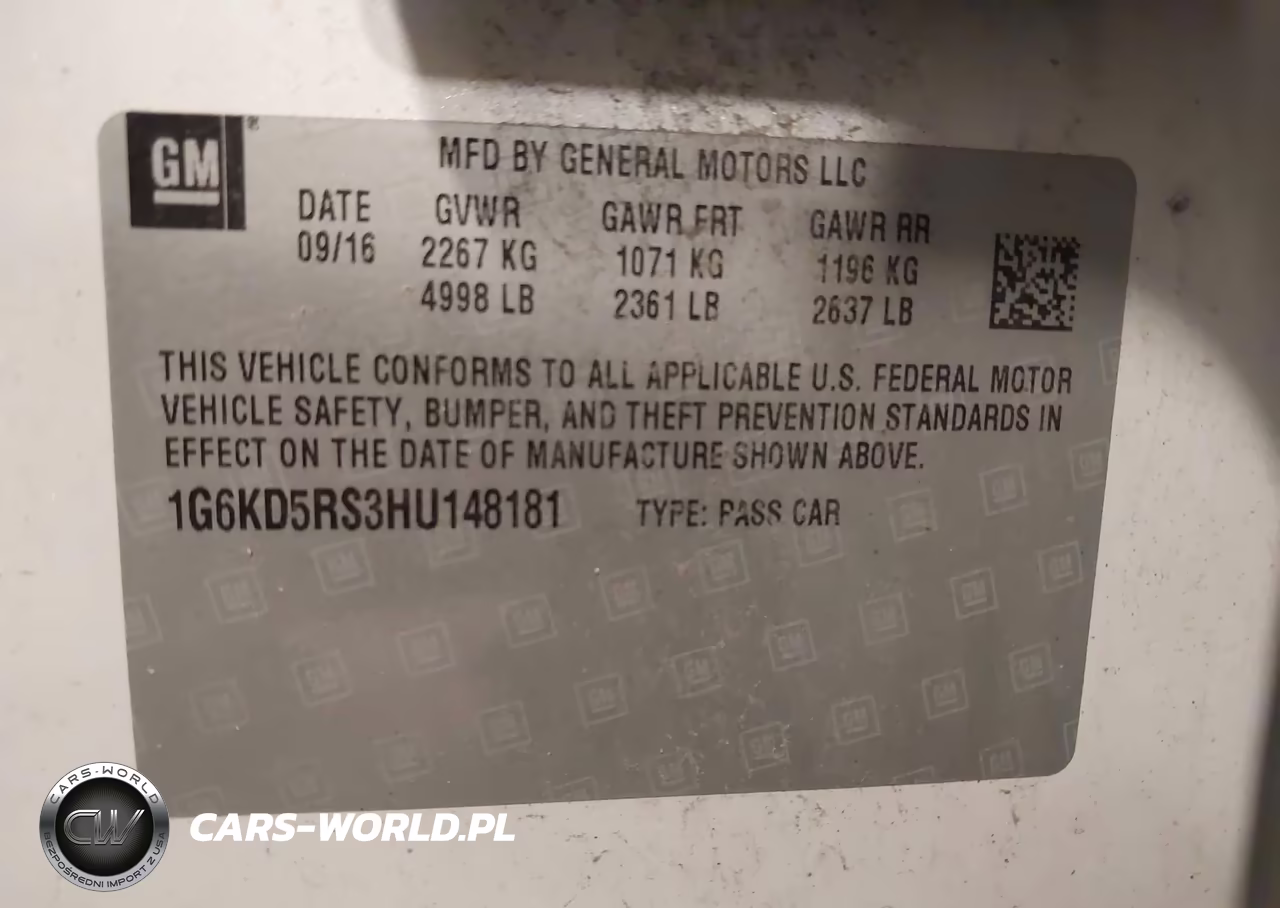 2017 Cadillac Ct6 Luxury VIN:1G6KD5RS3HU148181 - 9