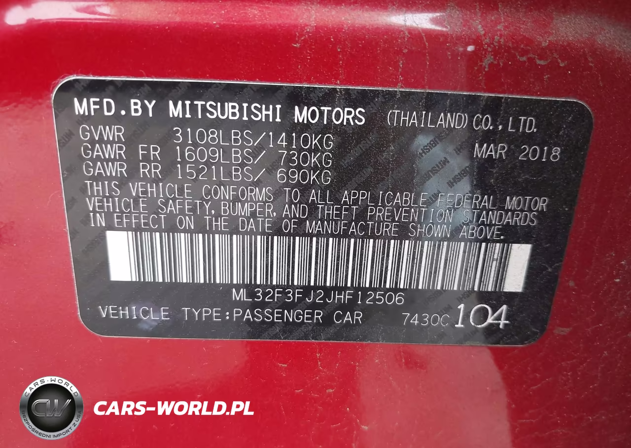 2018 Mitsubishi Mirage G4 Es VIN:ML32F3FJ2JHF12506 - 9
