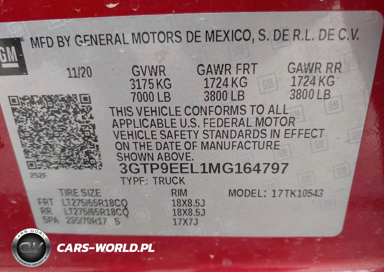2021 GMC Sierra 1500 4Wd Short Box At4 VIN:3GTP9EEL1MG164797 - 9