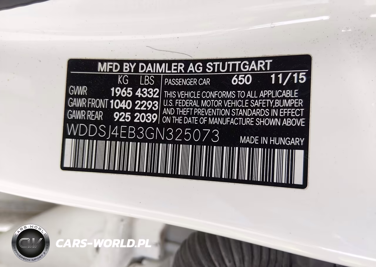 MERCEDES-BENZ CLA 250 VIN:WDDSJ4EB3GN325073 - 9