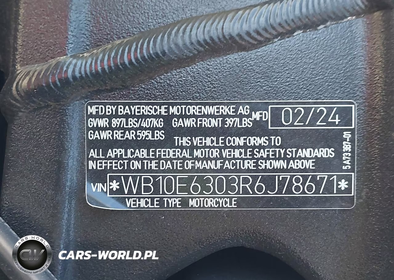 2024 BMW S 1000 Rr VIN:WB10E6303R6J78671 - 10