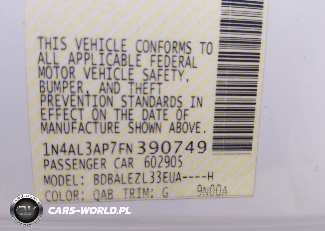 2015 Nissan Altima 2.5 S VIN:1N4AL3AP7FN390749 - 9