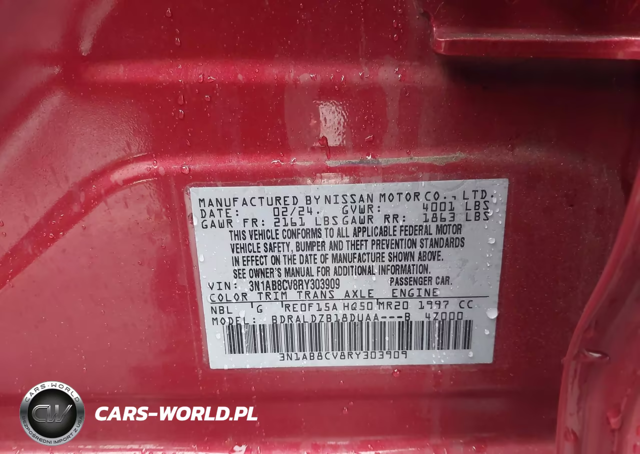 2024 Nissan Sentra Sv Xtronic Cvt VIN:3N1AB8CV8RY303909 - 9