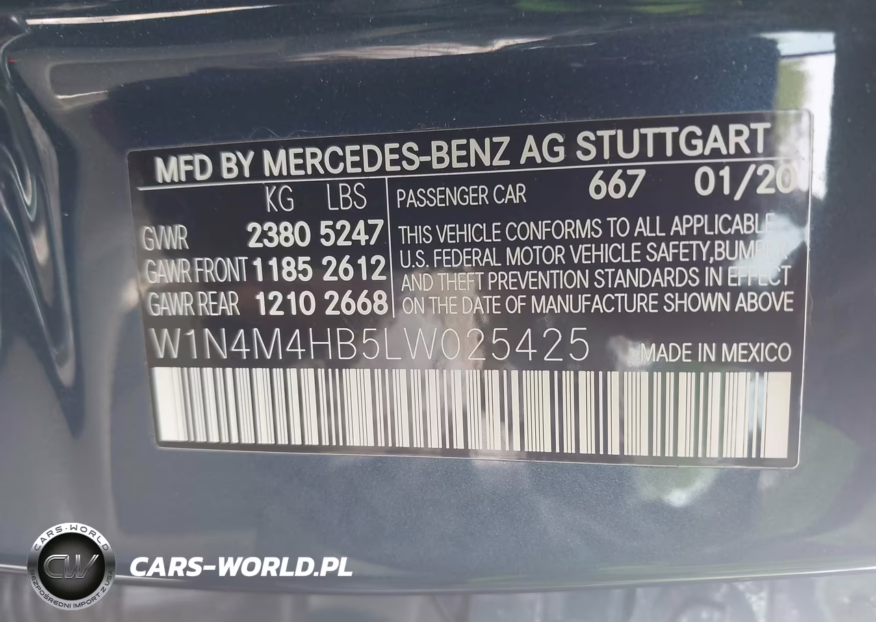 2020 Mercedes-Benz Glb 250 4Matic VIN:W1N4M4HB5LW025425 - 9
