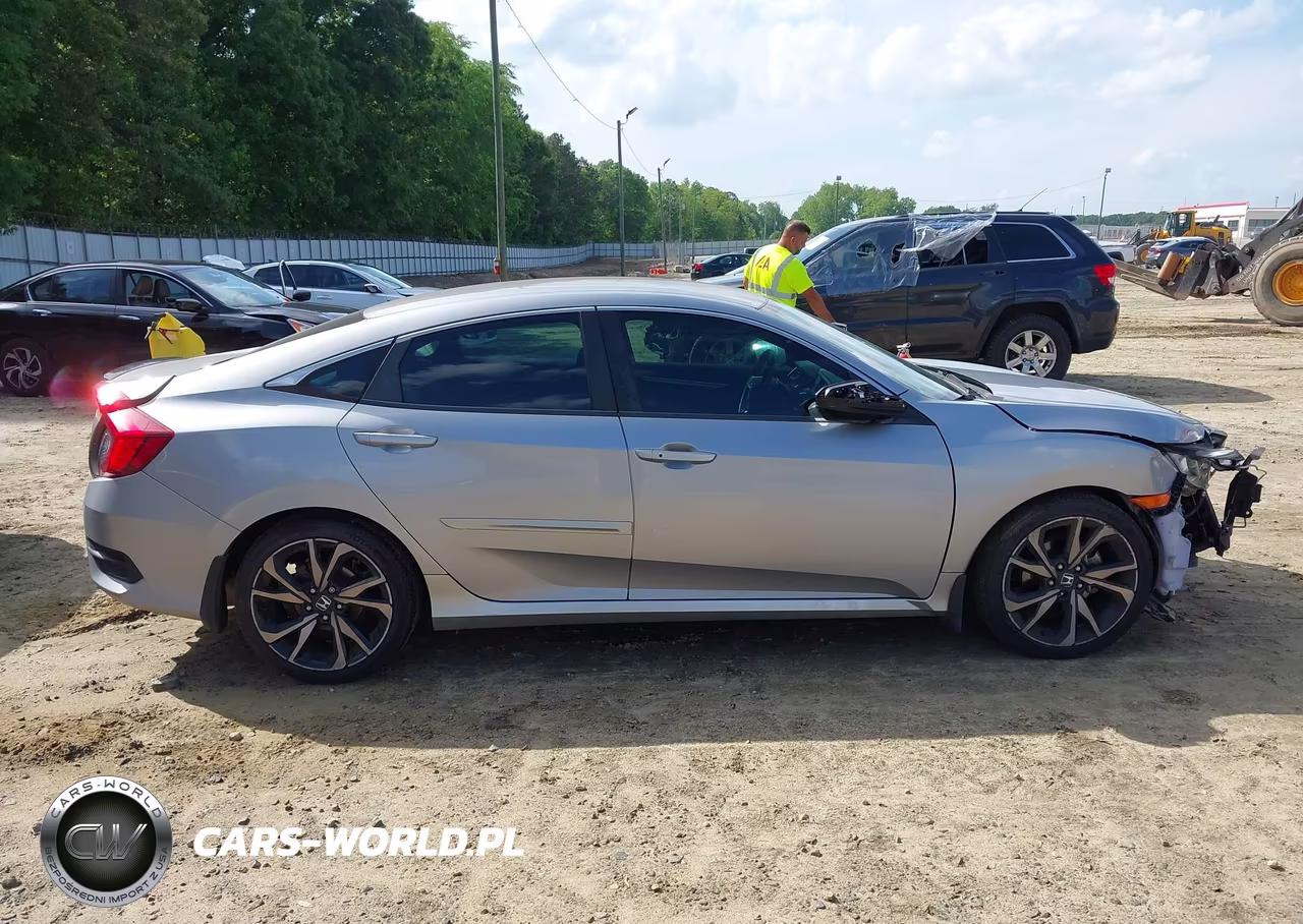 2019 Honda Civic Sport VIN:2HGFC2F89KH573800 - 13