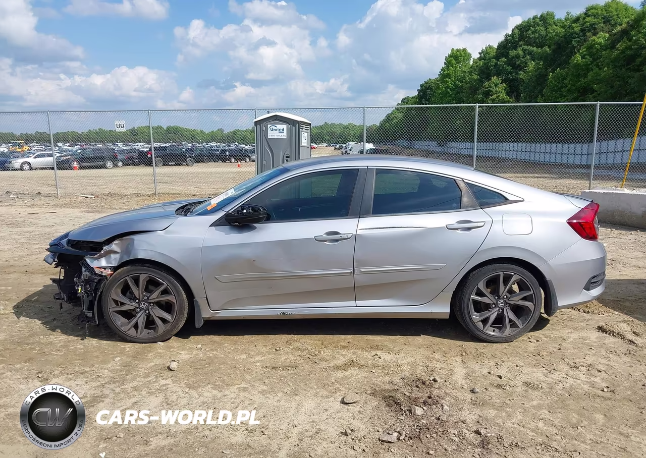 2019 Honda Civic Sport VIN:2HGFC2F89KH573800 - 14