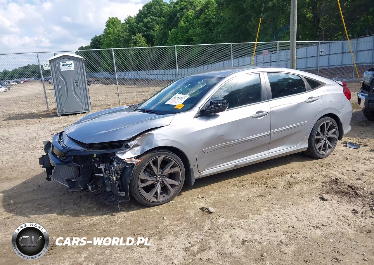 2019 Honda Civic Sport VIN:2HGFC2F89KH573800 - 2