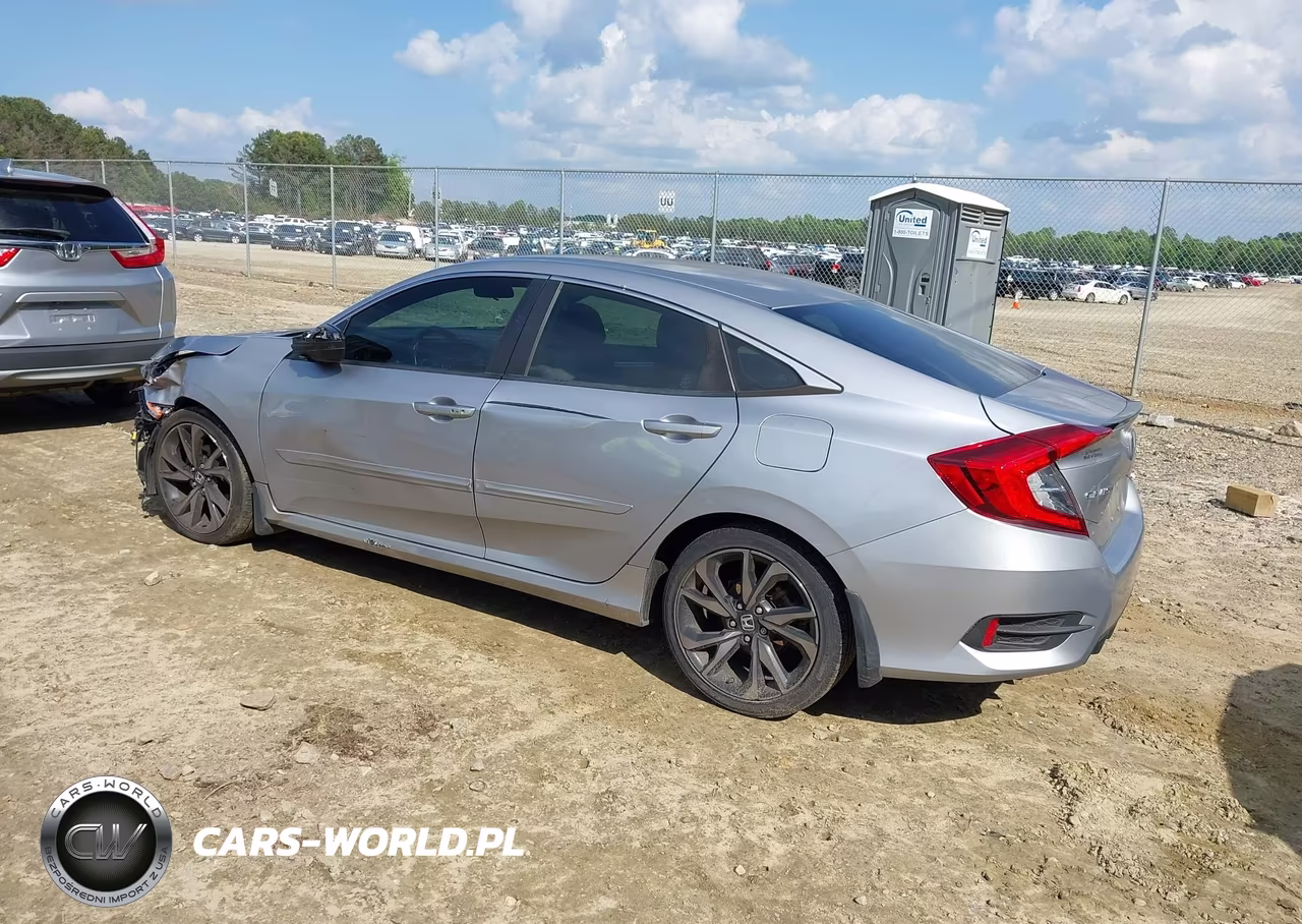 2019 Honda Civic Sport VIN:2HGFC2F89KH573800 - 3