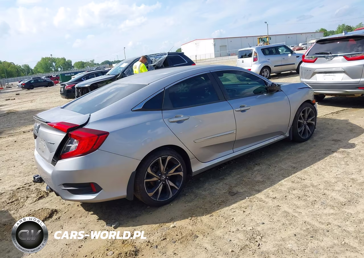 2019 Honda Civic Sport VIN:2HGFC2F89KH573800 - 4