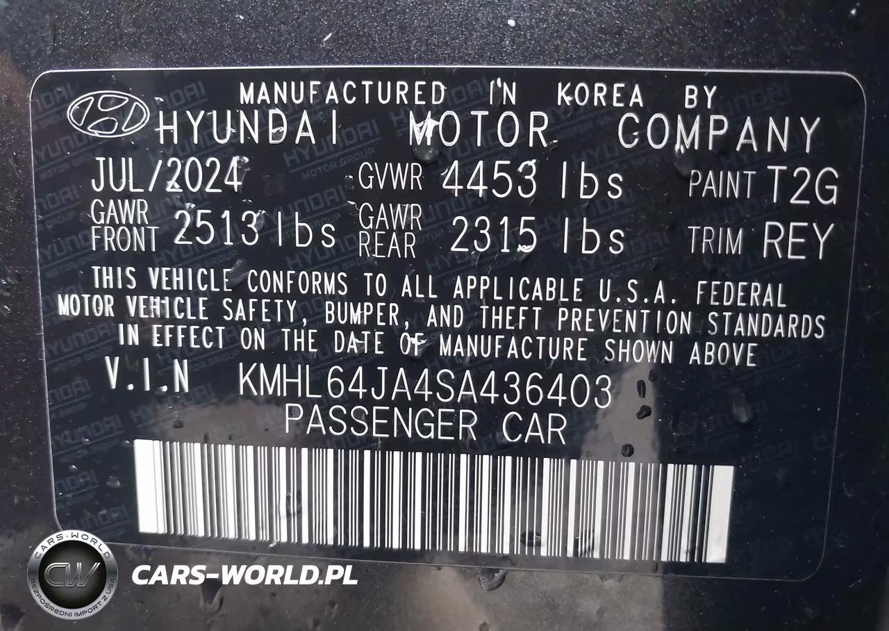 2025 Hyundai Sonata Sel VIN:KMHL64JA4SA436403 - 9