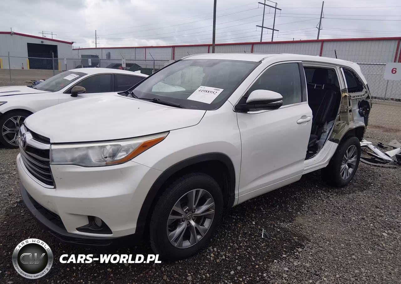 2015 Toyota Highlander Xle V6 VIN:5TDKKRFH6FS079247 - 2