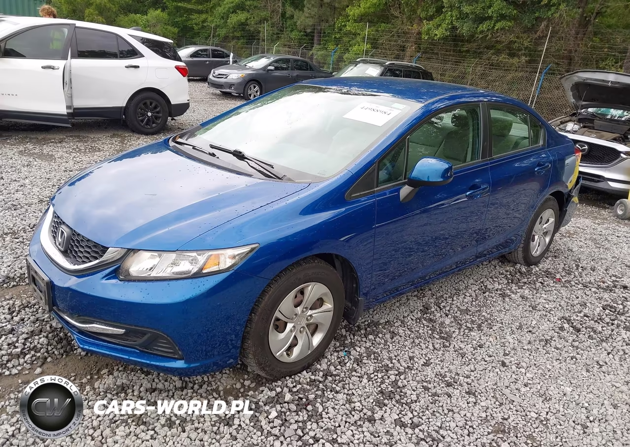 2013 Honda Civic Lx VIN:19XFB2F58DE078784 - 2