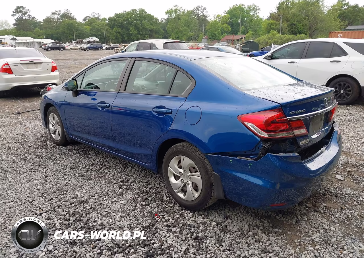 2013 Honda Civic Lx VIN:19XFB2F58DE078784 - 3