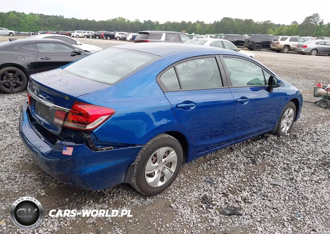 2013 Honda Civic Lx VIN:19XFB2F58DE078784 - 4